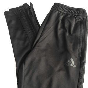 Black adidas joggers